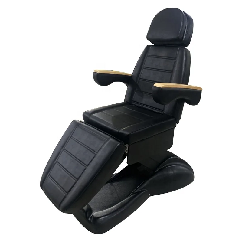 

Black Modern Electric 3/4 Motors Facial Physiotherapy Massage Bed SPA Tattoo Salon Beauty Table for Aesthetics