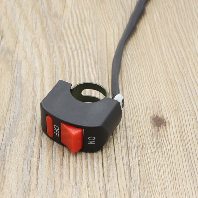 Motorcycle Handlebar Emergency Kill Switch - 12V/10A ON/OFF Button for Dirt Bike/ATV/Universal Models
