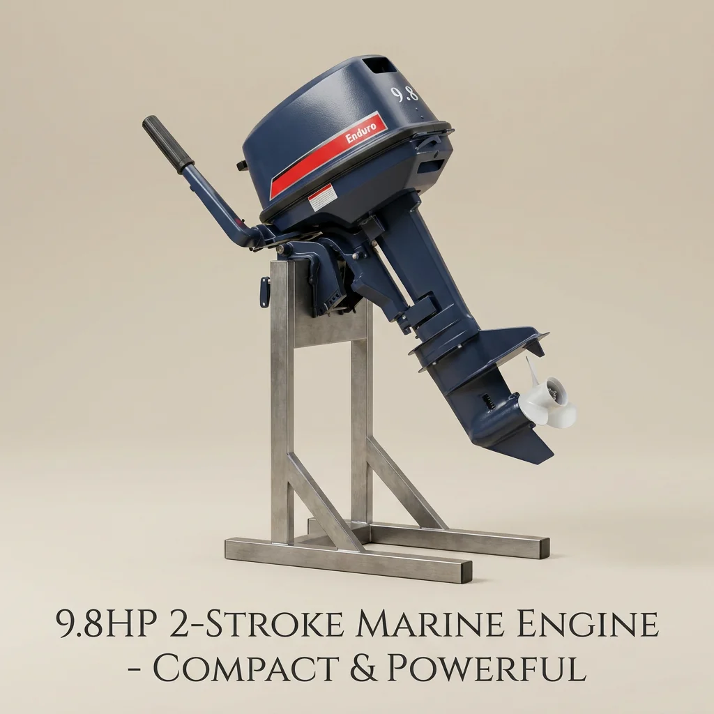 Factory Direct 9.8HP 2 Stroke Outboard Motor  Boat Engine Professional Reliable Powerful Fishing Small Vessel New