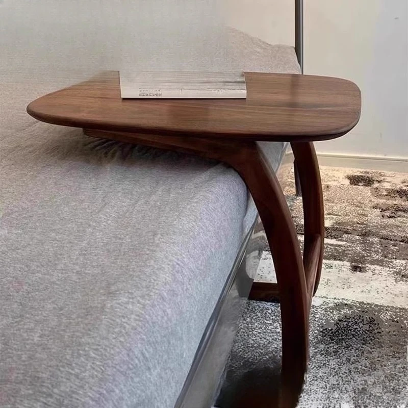 

Small coffee table black walnut corner few solid wood sofa side few living room balcony small apartment bedside table rubber