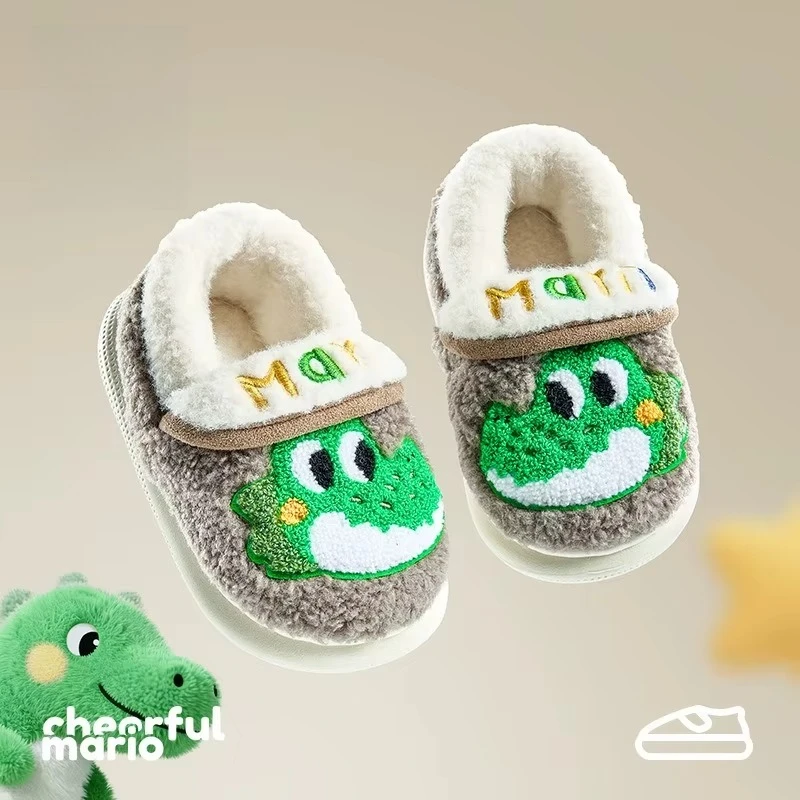 

Autumn and Winter Baotou Medium and Small Children's Autumn and Winter Children's Cotton Shoes