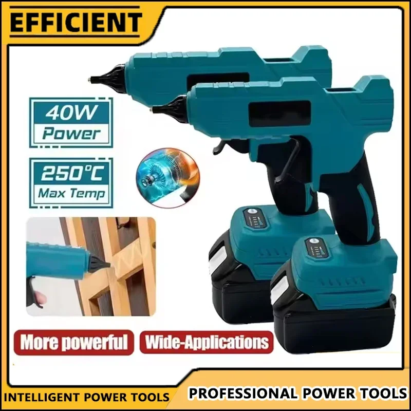 

Fit Makita Electric Hot Melt Glue Gun 18V Li-ion Battery DIY Hot Melt Glue Gun For Packaging Decoration