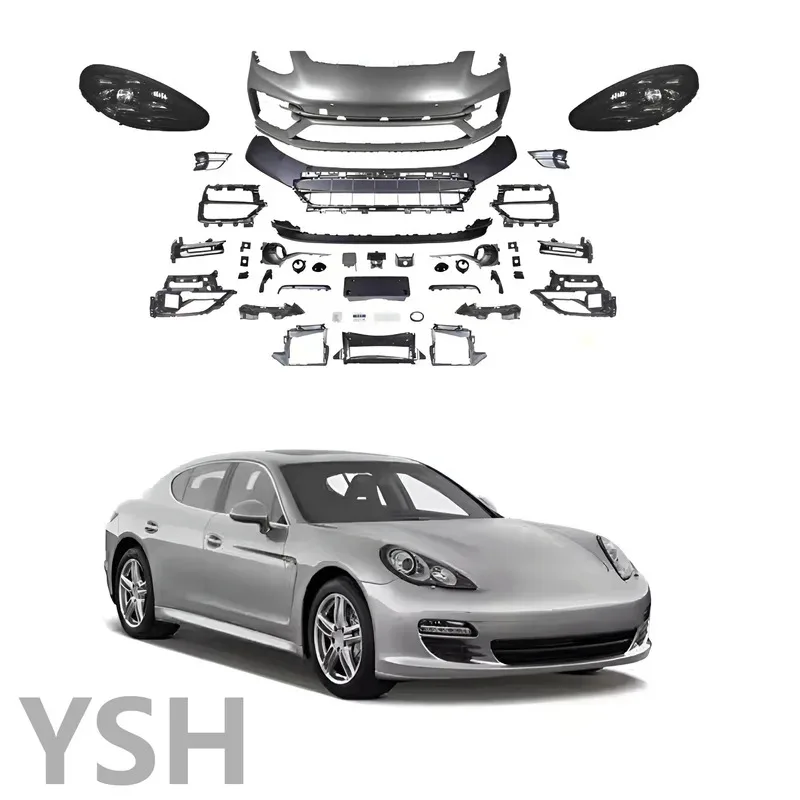 

Высококачественные автомобильные бамперы, светодиодные фары, задние фонари, комплект кузова, подходит для Paramera 970, неразрушающий