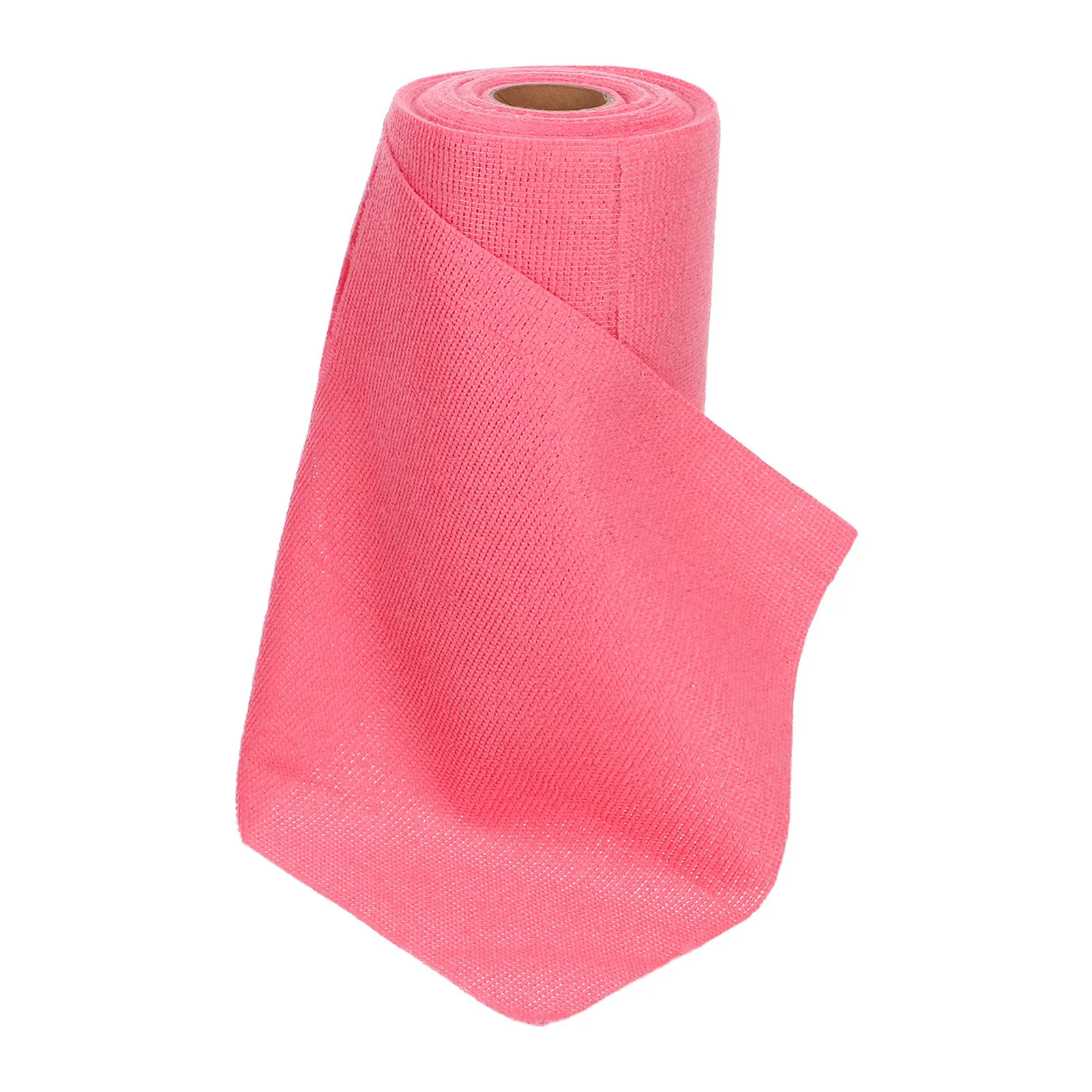 

1 Roll 25 Cm Microfiber Dish Cloth Tearable Reusable For Kitchen Automotive Home Use Pink Heavy Duty Absorbent