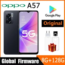 OPPO A57 SmartPhone Globalne oprogramowanie sprzętowe MTk Wymiar 810 RAM 8 GB ROM 128 GB 5000 mAh bateria 6,56 ''