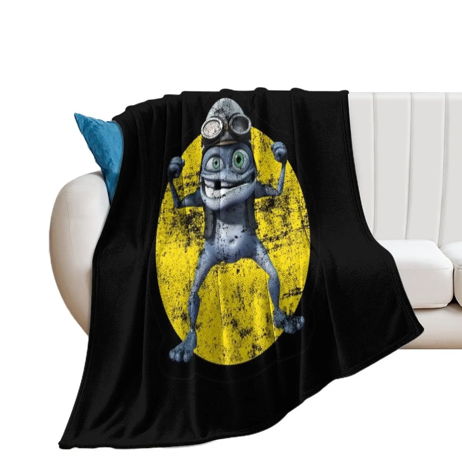 Crazy Frog 4 Throw Blanket Designers funny gift Softest Blankets