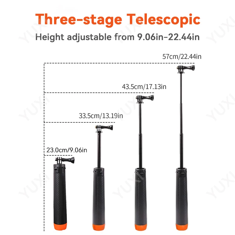 Floating Selfie Stick Underwater Diving Extendable Pole Monopod Tripod Stand For Gopro Hero Insta360 DJI OSMO Camera Accessories