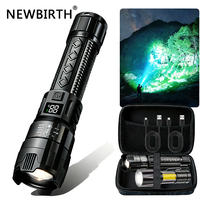 High Strong Power Led Flashlights Tactical Flash Light Torch Ultra Bright Lamp USB Charging Camping Fishing Defensa Zoom Lantern