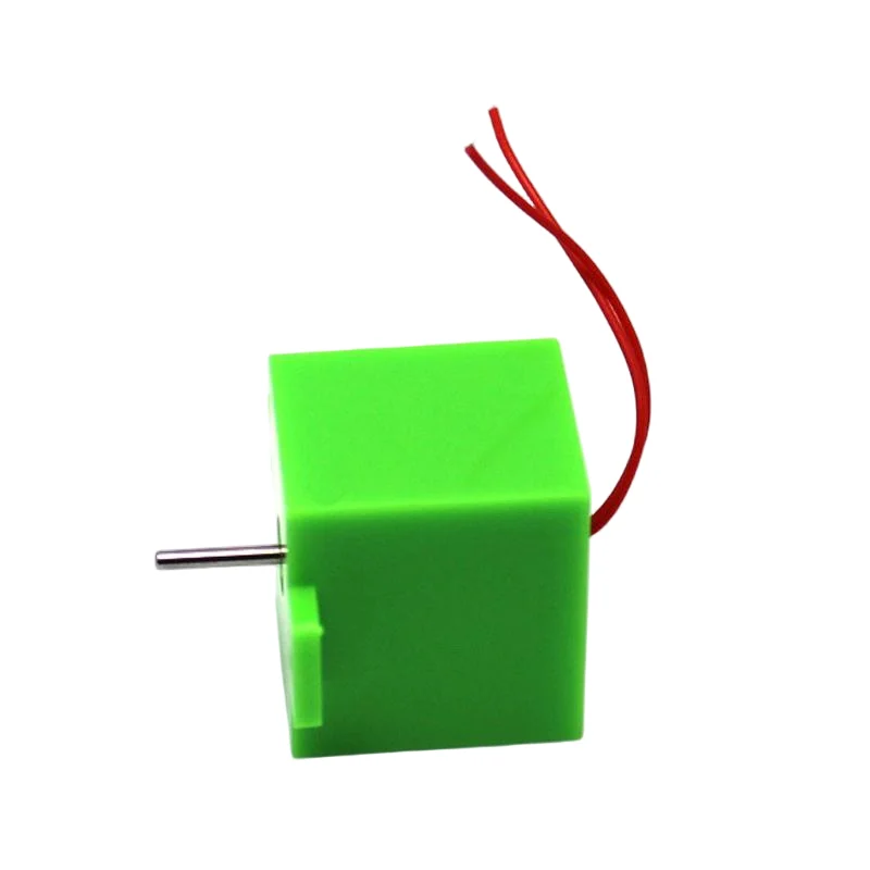 3V Mini Wind DC Generator Motor 1.5mm Shaft DIY Science Experiment Motor Lights LED Handmade Wind Power Model Parts