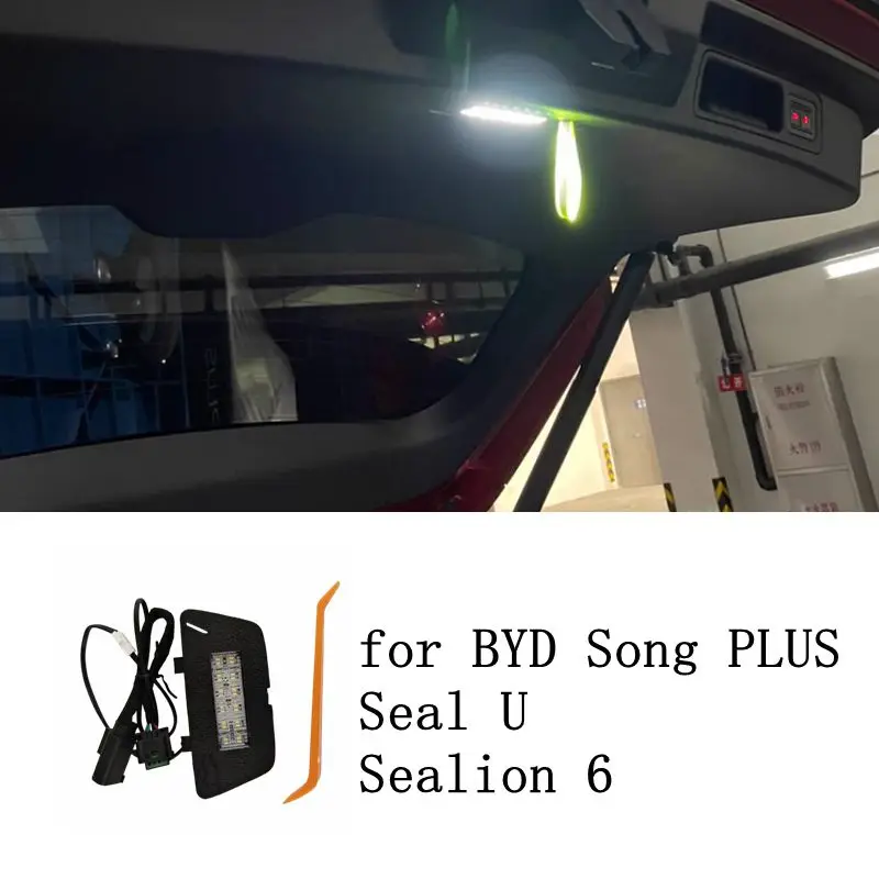 Fit for BYD Song PLUS DM-i EV / Seal U / Sealion 6 2024 2025 Tailgate LED Light Trunk Ceiling Lighting