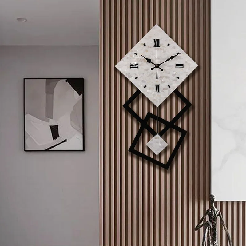 Nordic Art Decoration Clock Wall Hanging Living Room Modern Wall Clock Creative Trend décoration murale et horloges furniture