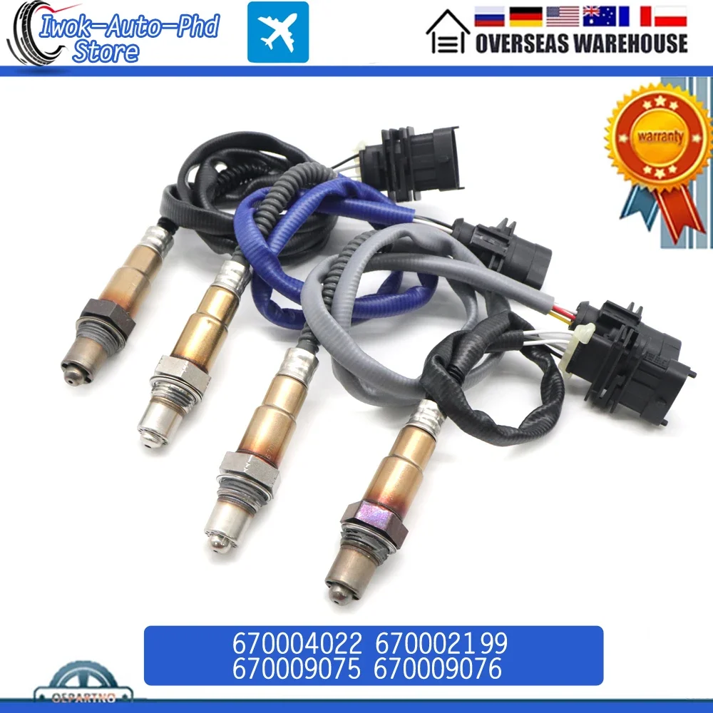 

670004022 670002199 670009075 670009076 Air Fuel Ratio Lambda O2 Oxygen Sensor for Maserati Ghibli Levante Quattroporte