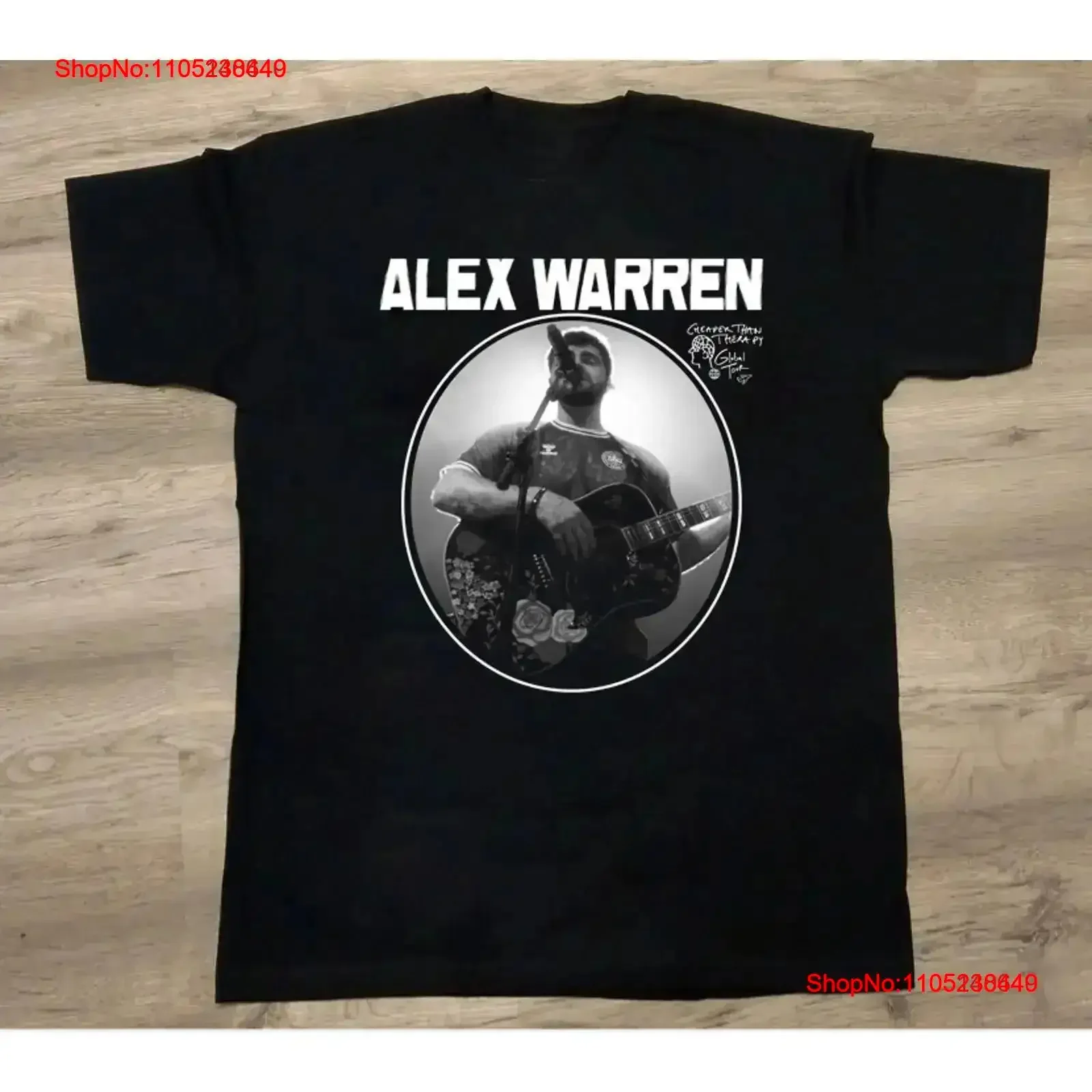 RARE Alex Warren Black Cotton All size S 5XL For Fans T shirt HRB323 vintage Washed Breathable Top Everyday Wear vintage
