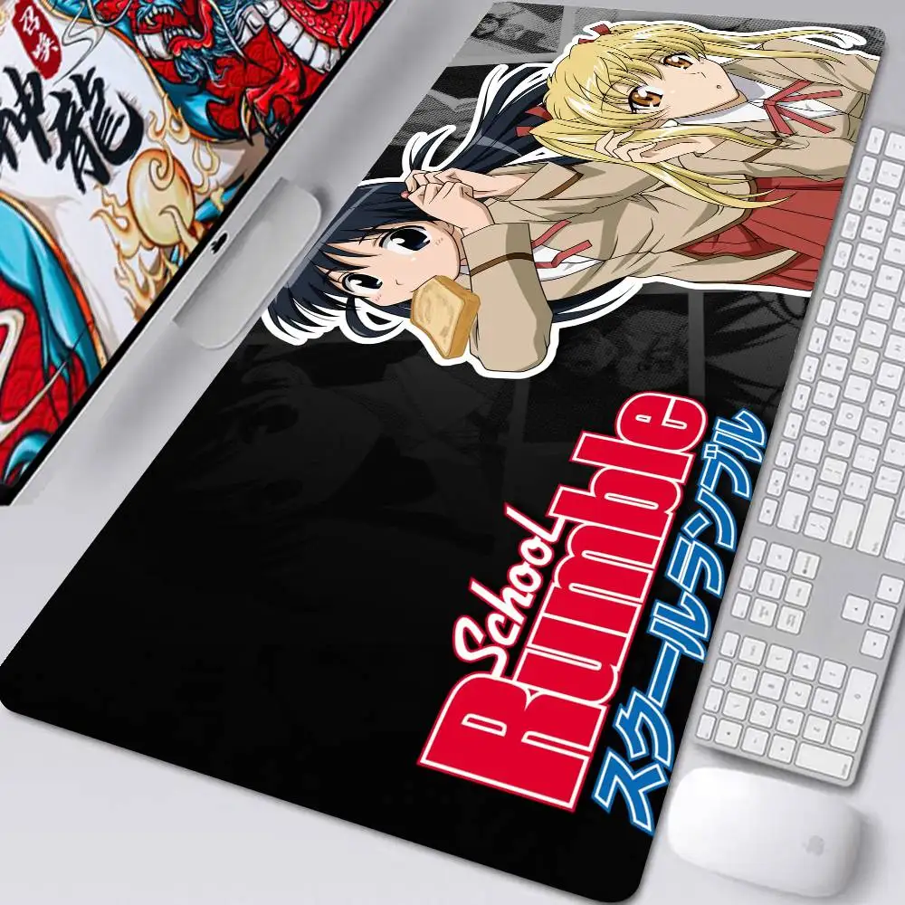 School R-Rumble Anime Mousepad Non-slip Suitable For Office Computers Laptops E-sports Game Desk Mats XXL Keyboard