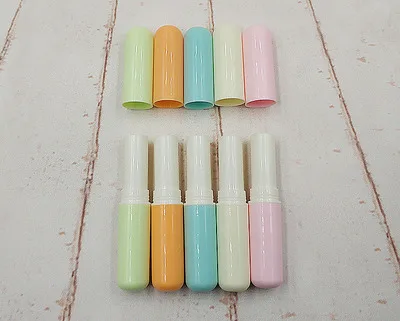 10-100 sztuk NOWA moda 3.5g tubka na szminkę DIY tubka na balsam do ust wysokiej jakości japońskie plastikowe puste rury tubki kosmetyczne hurtownia