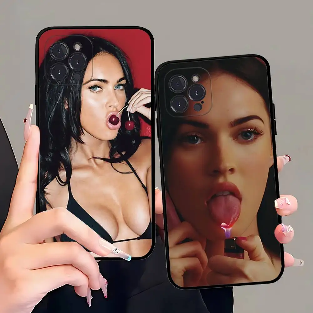 Чехол для телефона Jennifers B-Body Megan Fox для iPhone 16 Pro Max 15 17 Plus 14 13 12 Mini 11, черный