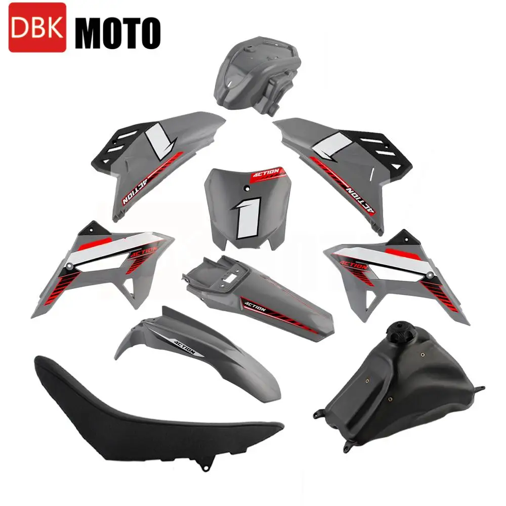 

Motorcycle Plastics Kit Plastic Fender Fairing Body Work Kit Set Dirt Pit Bike For Honda CRF230F 2024-2025