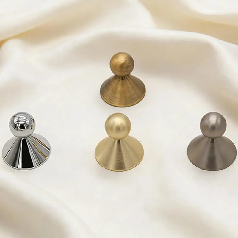 Nordic Minimalist Wardrobe Door Handle: Modern Zinc Alloy Single Hole Cabinet Knob Furniture Hardware