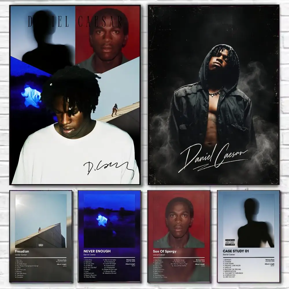 Singer Daniel Caesar Album Poster Stylish Wall Art Print for Living Room Bedroom Study Office Café Home Decor Modern Gift