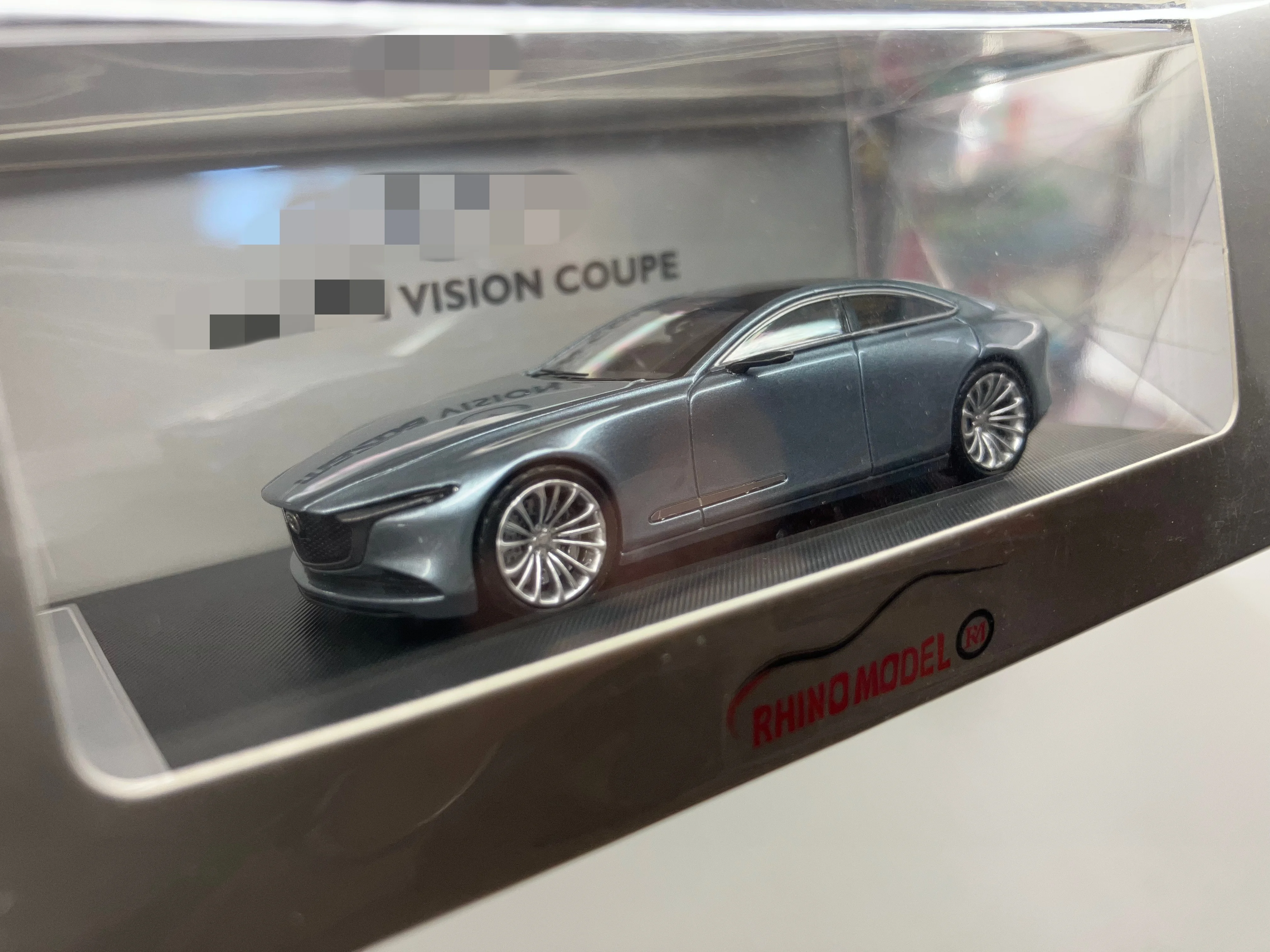 

Rhino Model RM 1/64 VISION COUPE Grey Diecast Model Car Limited Edition Alloy