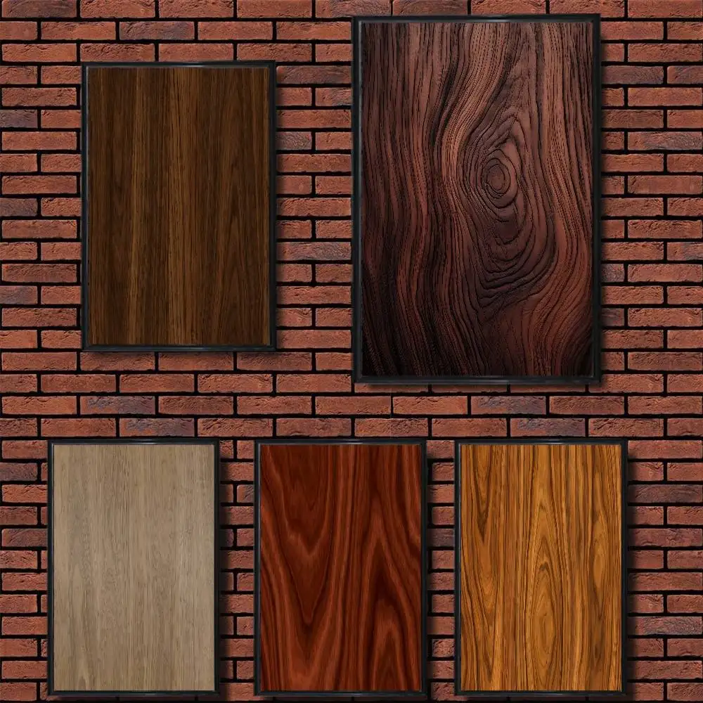 

environmentally friendly Wood Poster Trendy Wall Art For Coffee Office Bar Decoration Best Gift Good Sticker Printed On PP Paper