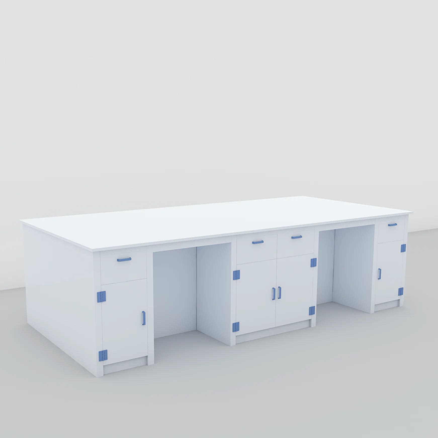 

LB-PP-02 High Cost Performance PP Lab Bench Powder Coated Anti-corrosive, Laboratory Working Table For Microbiology Lab