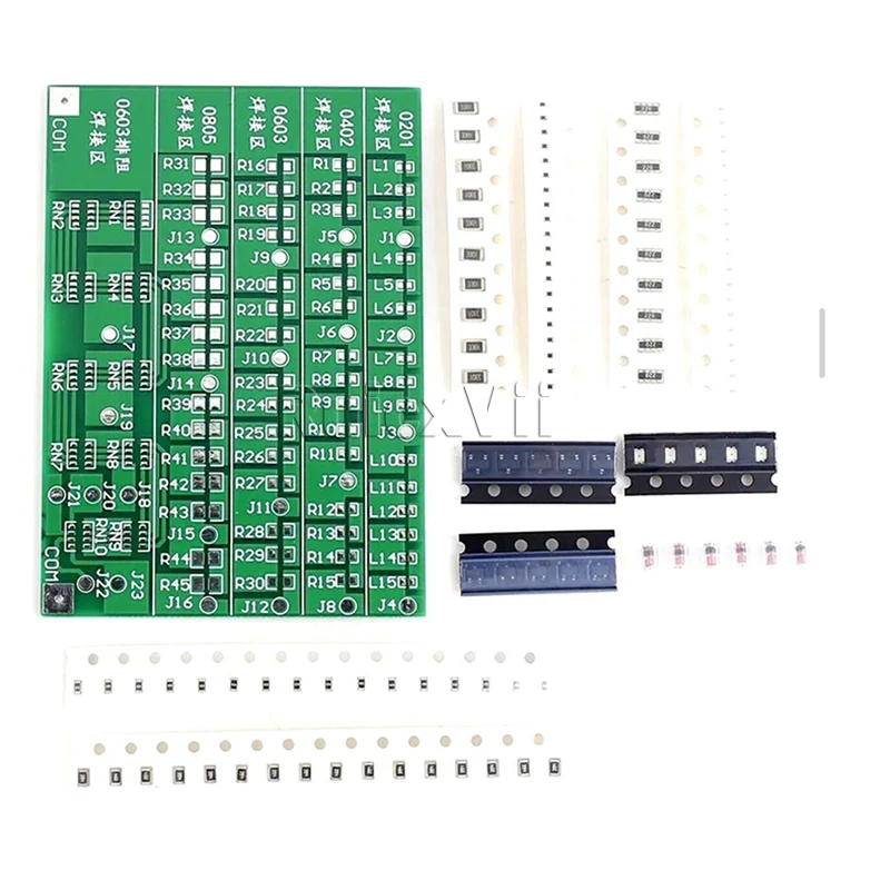 Soldering Practice SMD/SMT 0201 0402 0603 0805 LEDS Board DIY Kit Electronic PCB