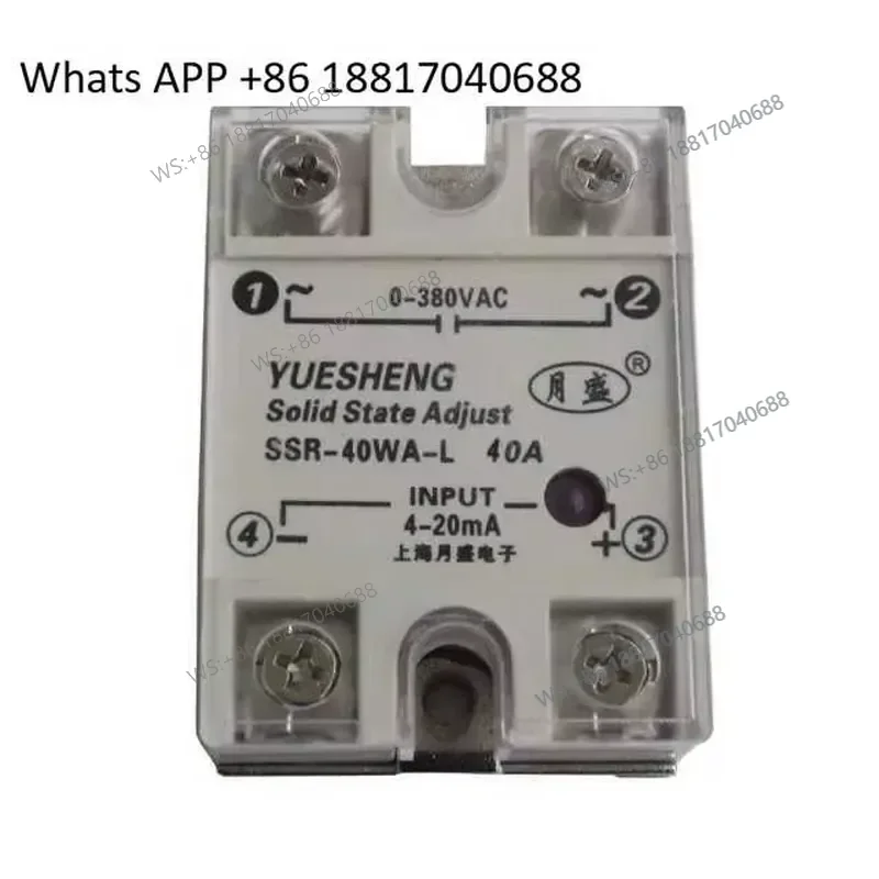 1PC for SSR-10WA-L 4-20mA Solid State Voltage Regulator Single Phase Linear Module 10A-40A