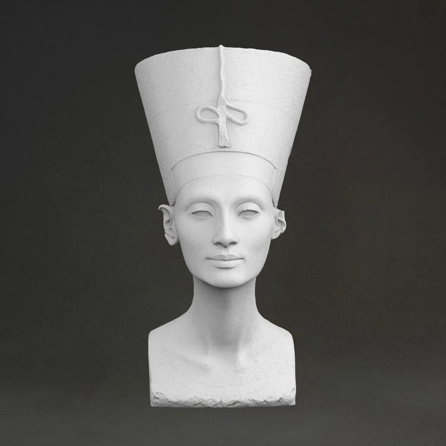 

"Queen Nefertiti of Egypt" sculpture, 3D printed resin, hand-painted, plaster-like statue ornament(work 10 days)