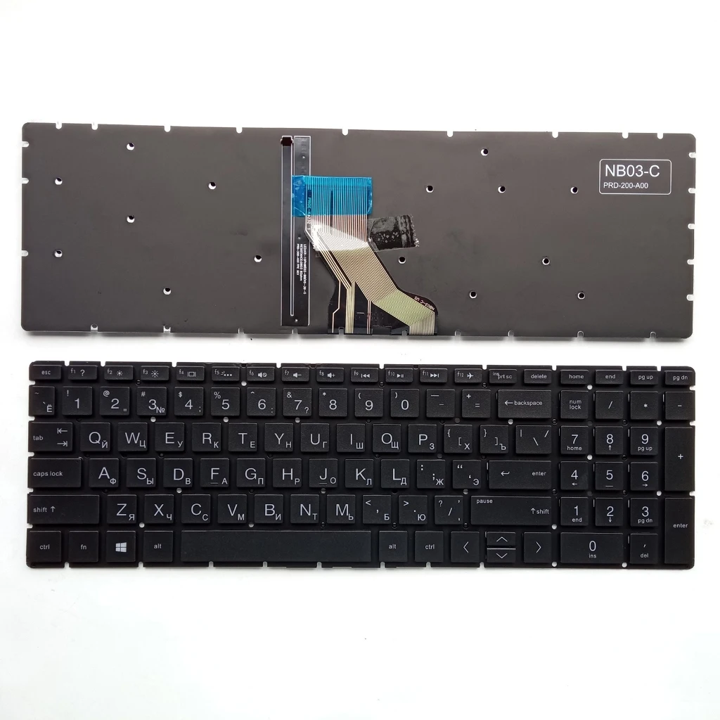 US RU for HP Pavilion 15S 15-CU CN CR CX CW DA DR DY DF DX DK DU TPN-C136 C135 C133 C139 W134 Q200 Q208 Q210 C141Laptop keyboard