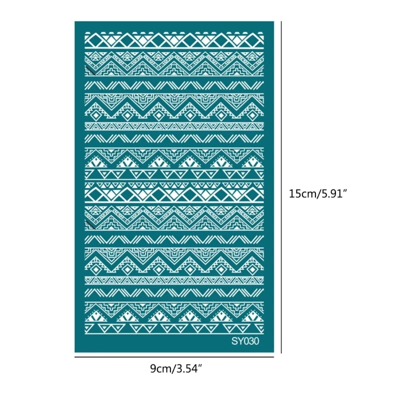 Silk Screen Stencils Templates for Clay Reusable Silkscreen Print for Printing