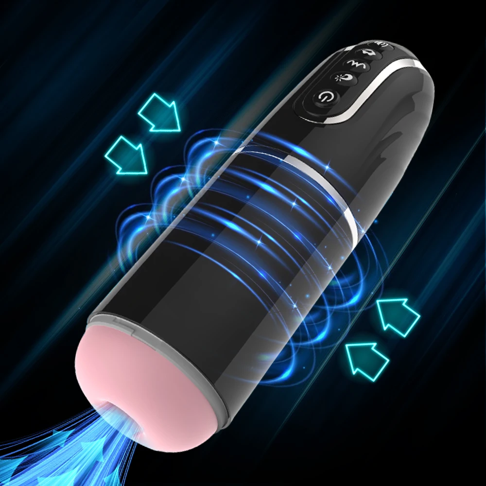 

Automatic Rotation Masturbator for Men Male Telescopic Masturbator Cup Sucking Blowjob Machine Real Pocket Soft Pussy Sex Toys