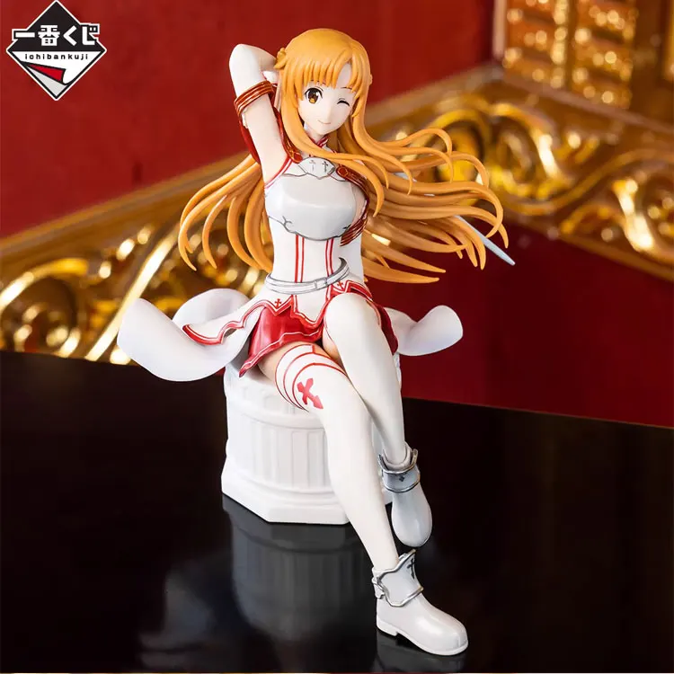 Sword Art Online A Prize Final Prize Asuna BANPRESTO ichibansho SAO 10th anniversary Bandai Anime Figure Toy Gift Original