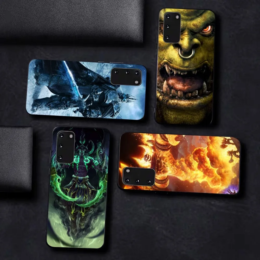 W-World Of W-Warcraft Phone Case For Samsung S 9 10 20 21 22 23 30 23 24 Plus Lite Ultra FE S10lite Fundas