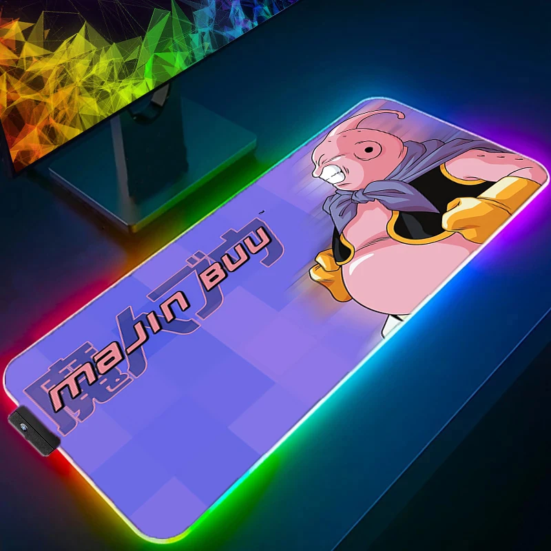 

RGB LED Mouse Pad Laptop Non-slip Esports D-dragon B-ball Office Laptop Desk Mat Game Player Mousepad Accessories Keyboard Pad