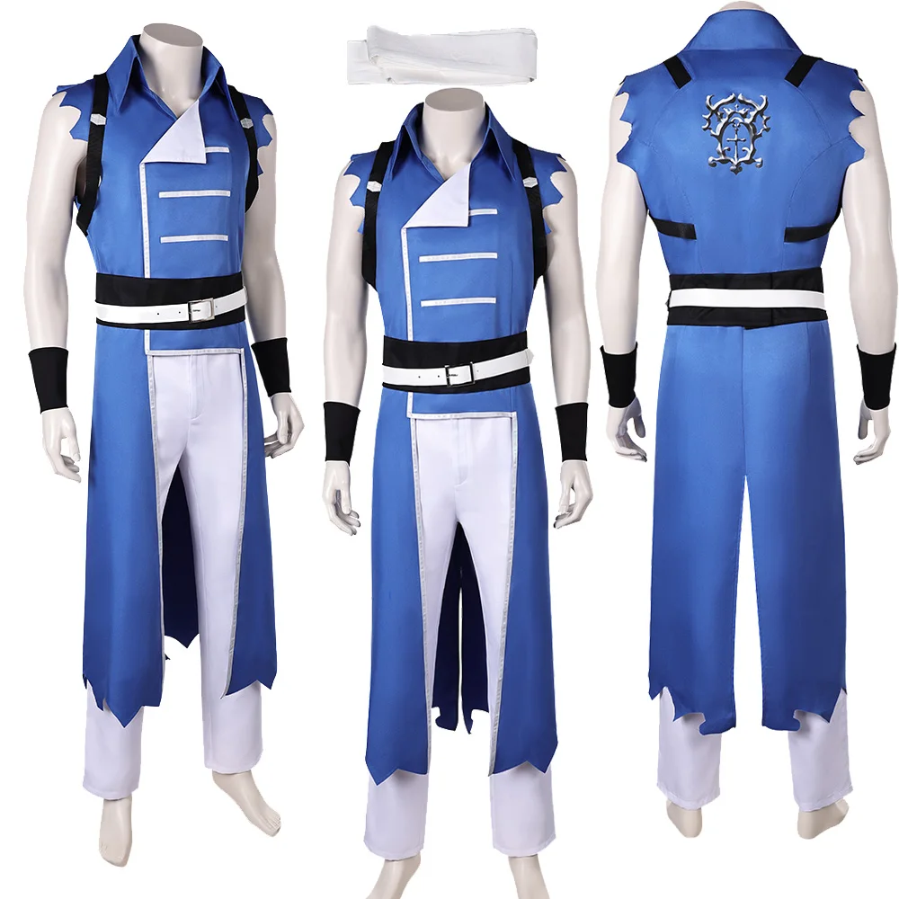 Richter Belmont Costume Cosplay Gioco Castlevania Gioco di ruolo Nocturne Stagione 2 Giacca a vento Cappotto Pantaloni Uomo Maschio Vestito da festa di Halloween