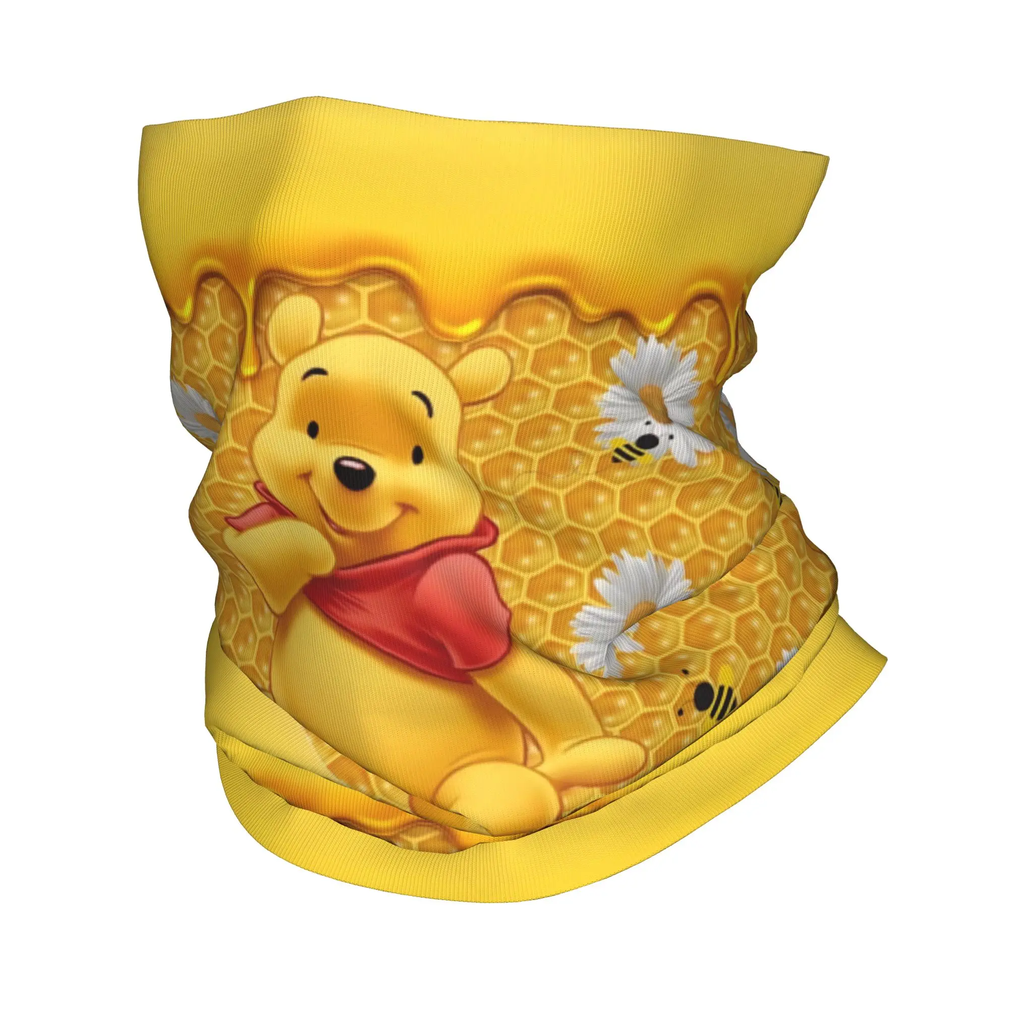 

Custom Winnie The Pooh Animations Cartoons Bandana Neck Warmer Men Women Winter Hiking Ski Scarf Gaiter Classical Face Cover