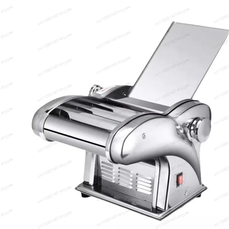 110V Electric Pasta Maker, Automatic Dumpling Wrapper & Noodle Machine with Stainless Steel Rollers for Home Kitchen