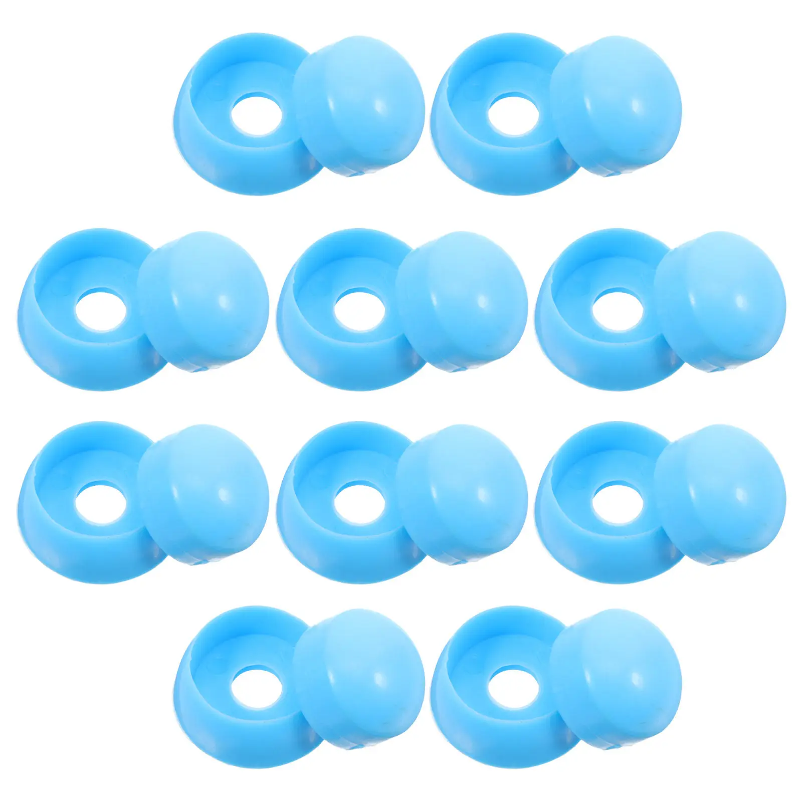 10Pcs Playground Nut Protection Caps Plastic Bolt Covers Safety Protective Covers for Parks Gardens Outdoor Equipment