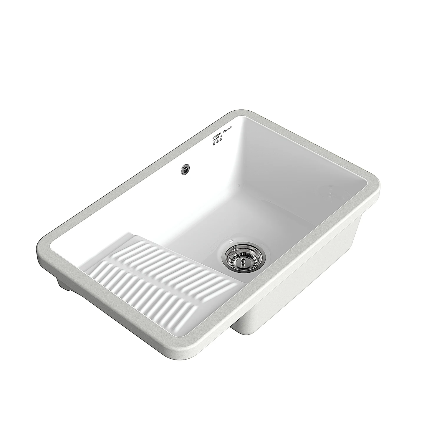 Household simple with washboard undercounter basin laundry basin wash basin ceramic washing machine balcony bathroom washbasin