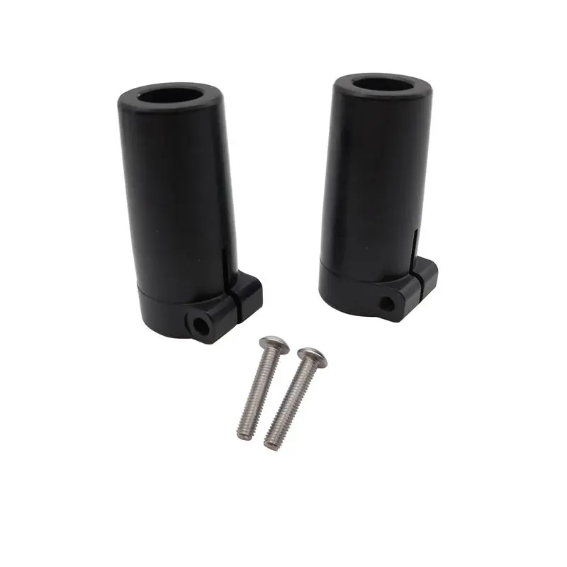 WOTT-2X CNC FULL METAL Front Steering Knuckles, C Hub Carrier, Rear Axle Lock Out SET (Black) For AXIAL SCX10 II 90046,Black