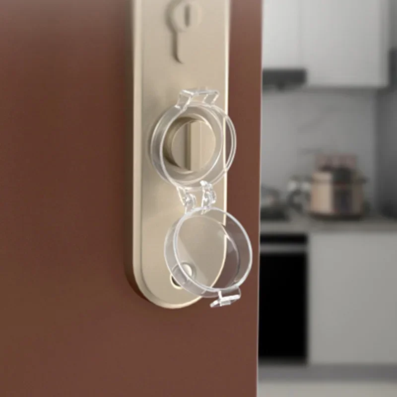 vvocci 1/3/5Pcs Baby Safety Protection Door Lock Products Cover Home Bedroom Door Switch Anti-Locking Lid Kids Protective