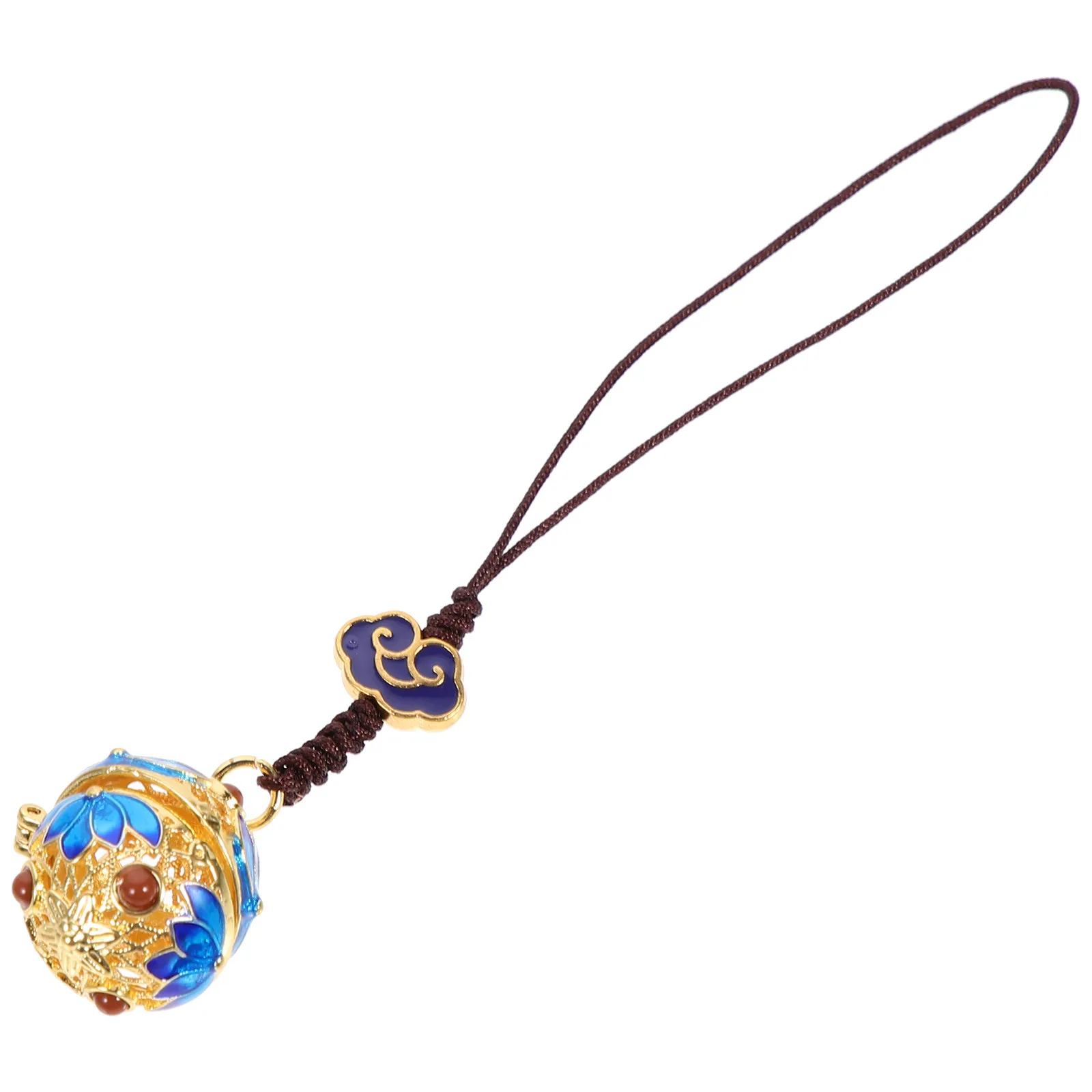 Chinese Style Sachet Ball Pendant Hollow Phone Charm Keychain DIY Home Decor Wind Chime Gift