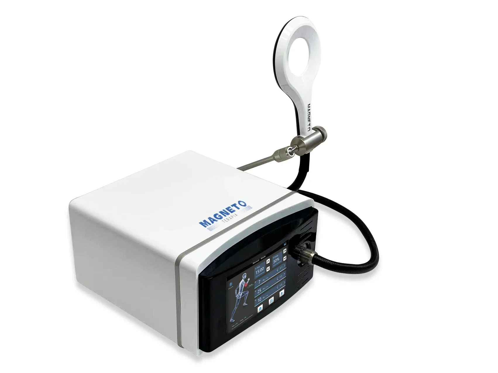 مغنطيسية محمولة للعلاج الطبيعي بالعلاج المغناطيسي ، تخفيف الألم ، علاج الإصابات الرياضية PEMF ، جهاز العلاج الطبيعي