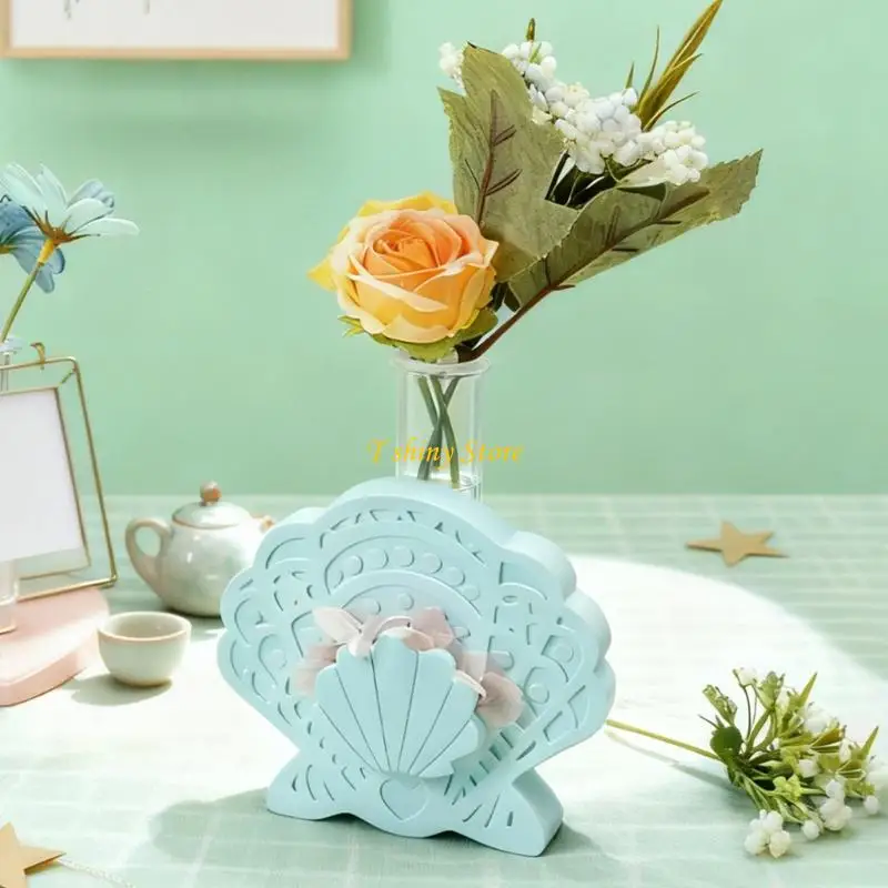 N58F Creative Handmade Silicone Mold Desktop Flower Pot Maker Reusable Decorative Art Tool For Gifts