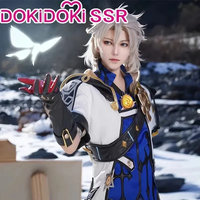 qq28LQIN STOCK Game Genshin Impact DokiDoki-SSR Albedo Cosplay