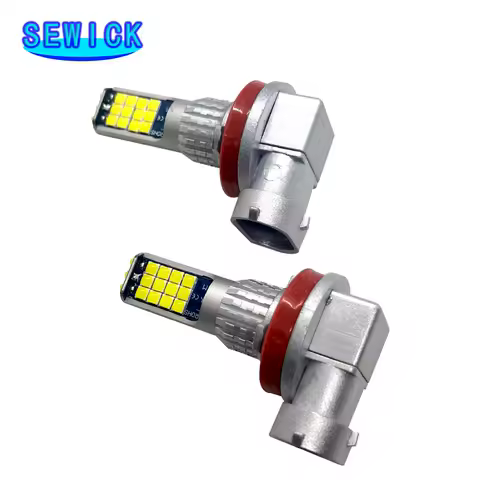 100X Dual Color H16 LED Fog Light H8 H9 H11 H3 H4 H7 9005 9006 LED Car Front Fog Lamp Bulb 12V Modification Waterproof Fog Light