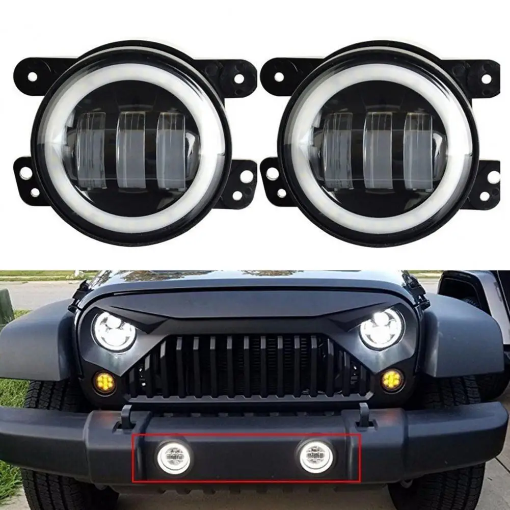 

Long-lasting High Brightness Car Headlights High Brightness Led Fog Lights for Jeep Jk Tj Long Lifespan Fitting for Cars