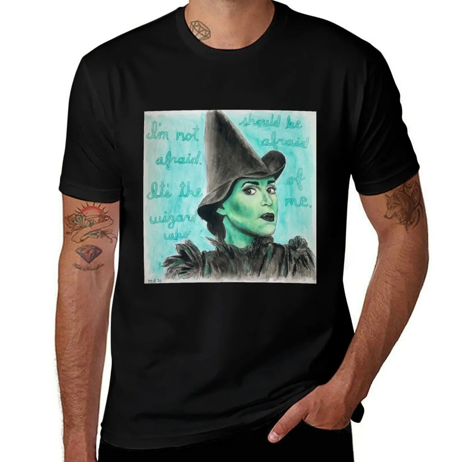 Джессика Веск, футболка с портретом Эльфаба, мужская роскошная футболка для мужчин, винтажная футболка с графикой