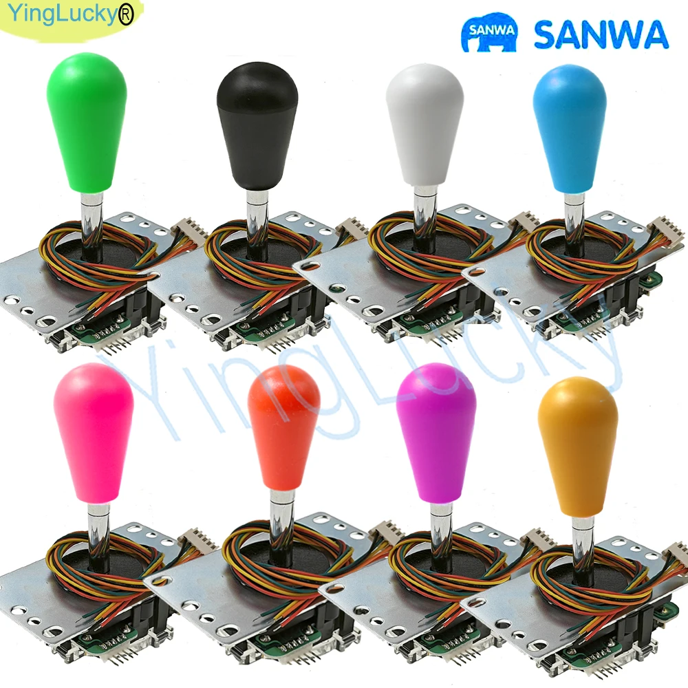 NEW SANWA Joystick Japan original sanwa JLX-TP-8Y-SK Arcade joystick zero delay Neo Geo Raspberry Pi pc diy arcade game